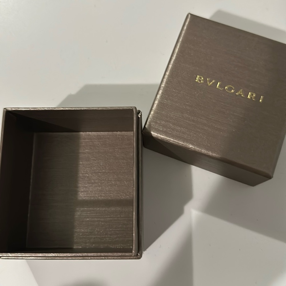 Bulgari empty ring box